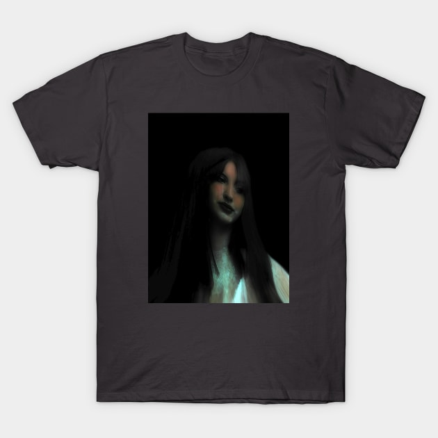 Beautiful girl, so beautiful. Picture is slightly sloppy and with pixelation. But what important - is here. v2 T-Shirt by 234TeeUser234